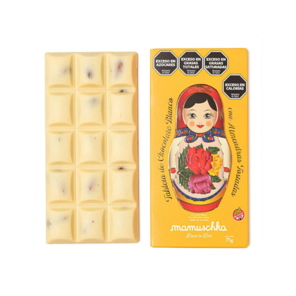 MAMUSCHKA TABLETA CHOCOLATE BLANCO CON ALMENDRAS 50GR 