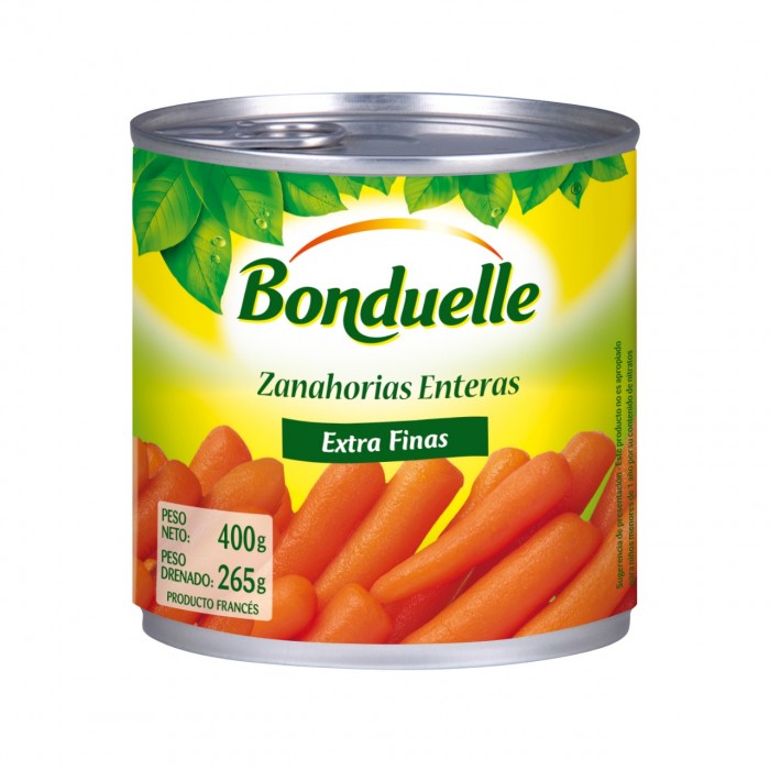 BONDUELLE ZANAHORIAS LATA 400GR