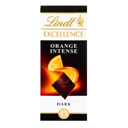 LINDT EXCELLENCE ORANGE INTENSE 100GR