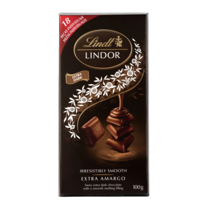 LINDT LINDOR EXTRA DARK 100GR