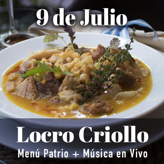 Locro Criollo  - Menu Patrio + Música