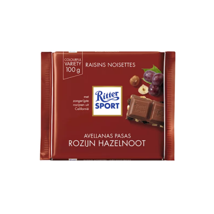 RITTER SPORT RAISINS NOISETTES 100GR