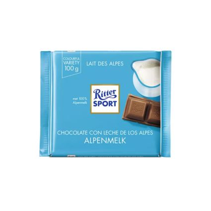 RITTER SPORT LAIT DES ALPES 100GR