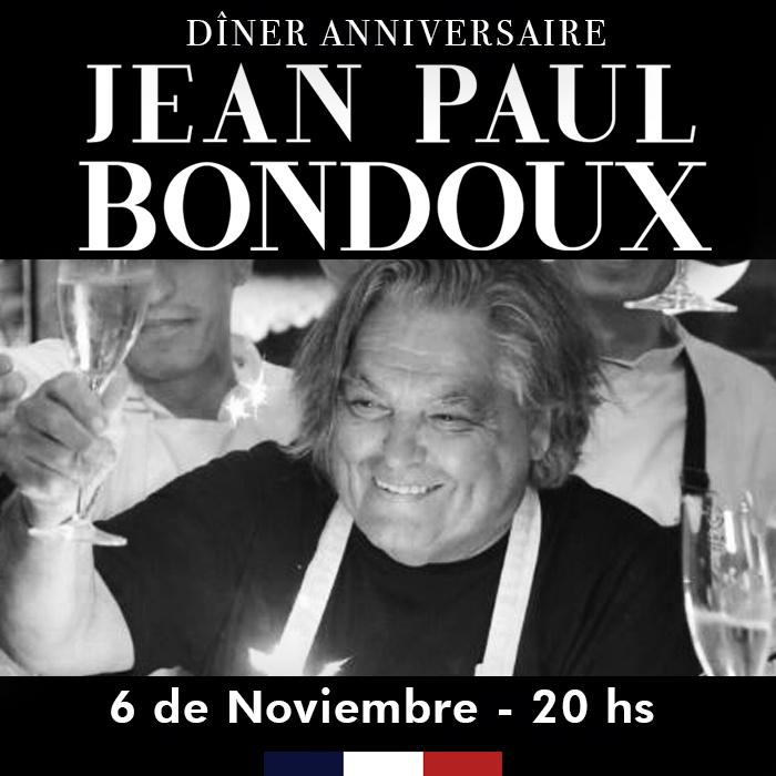 JEAN PAUL BONDOUX DINNER ANNIVERSAIRE