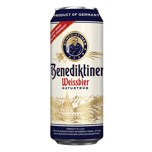 BENEDIKTINER WISSBIER CERVEZA LATA 500ML