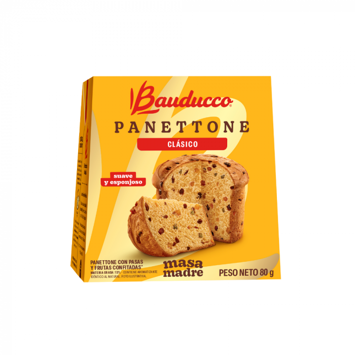 BAUDUCCO PANETTONE CON FRUTAS 80GR
