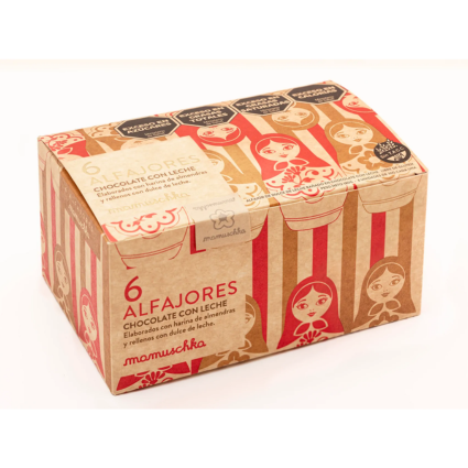 MAMUSCHKA ALFAJORES CHOCOLATE CON LECHE 