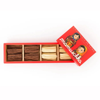 MAMUSCHKA CHOCOLATE EN RAMA LECHE Y BLANCO 160GR