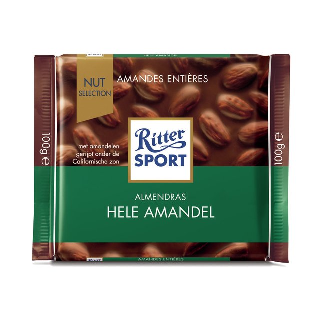 RITTER CHOCOLATE CON ALMENDRAS 100 G