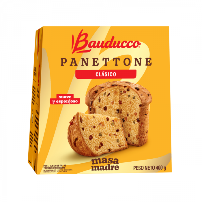 BAUDUCCO PANETTONE CON FRUTAS 400G