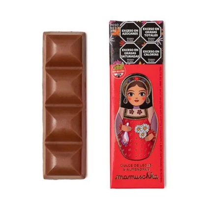 MAMUSCHKA BARRA DE DULCE DE LECHE Y ALMENDRAS 38GR