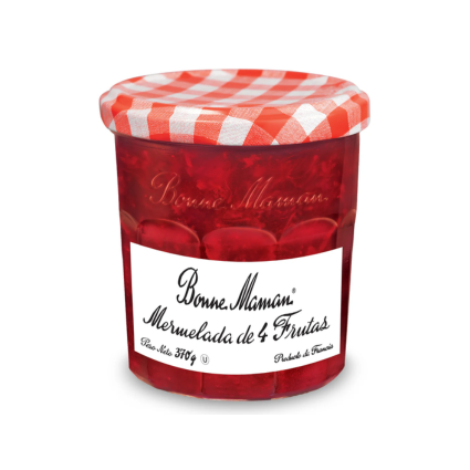 BONNE MAMAN MERMELADA DE 4 FRUTAS 370GR