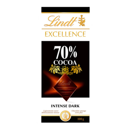 LINDT EXCELLENCE COCOA 70% 100GR