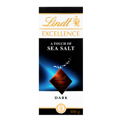 LINDT EXCELLENCE SEA SALT 100GR