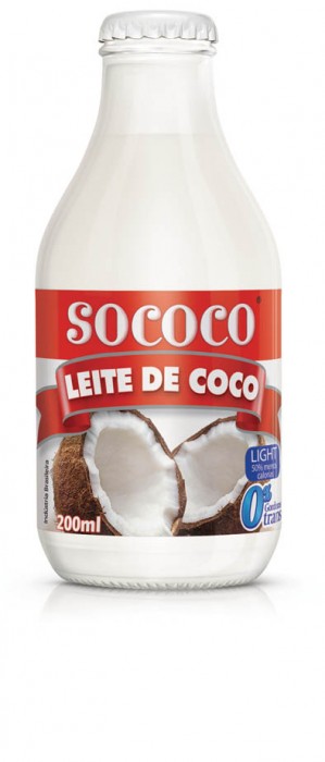 SOCOCO LECHE DE COCO LIGHT 200 CC