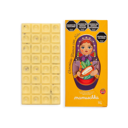 MAMUSCHKA TABLETA CHOCOLATE CON NIBS 50GR