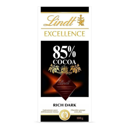 LINDT EXCELLENCE COCOA 85% 100GR
