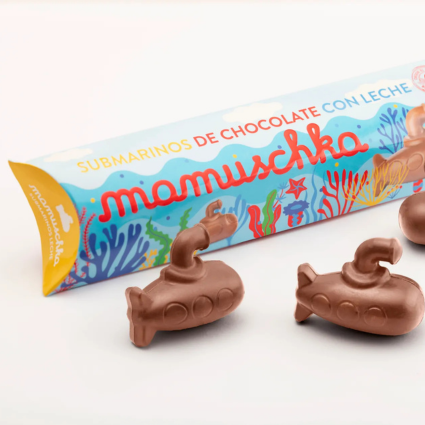 MAMUSCHKA SUBMARINOS DE CHOCOLATE CON LECHE 90GR