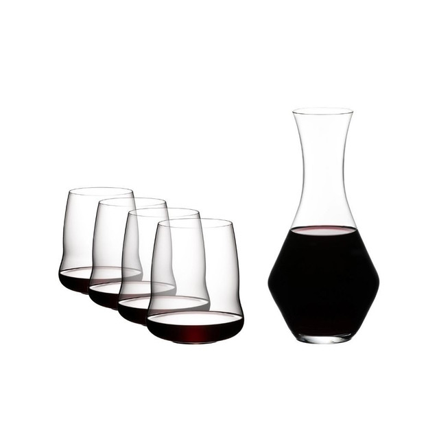 RIEDEL SET VASOS  WINEWINGS+ DECANTER