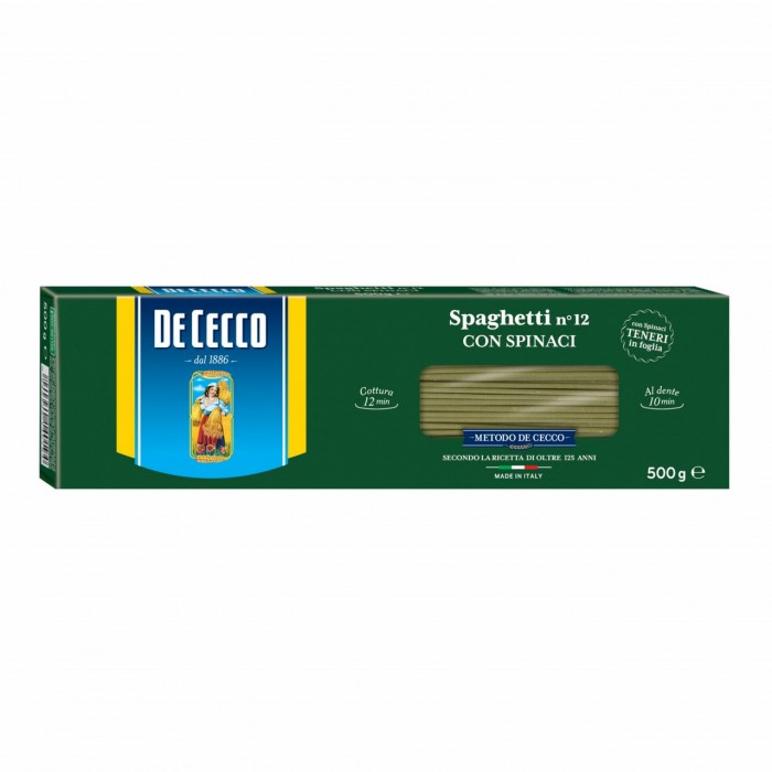 DE CECCO SPAGHETTIS DE ESPINACA 500 GR